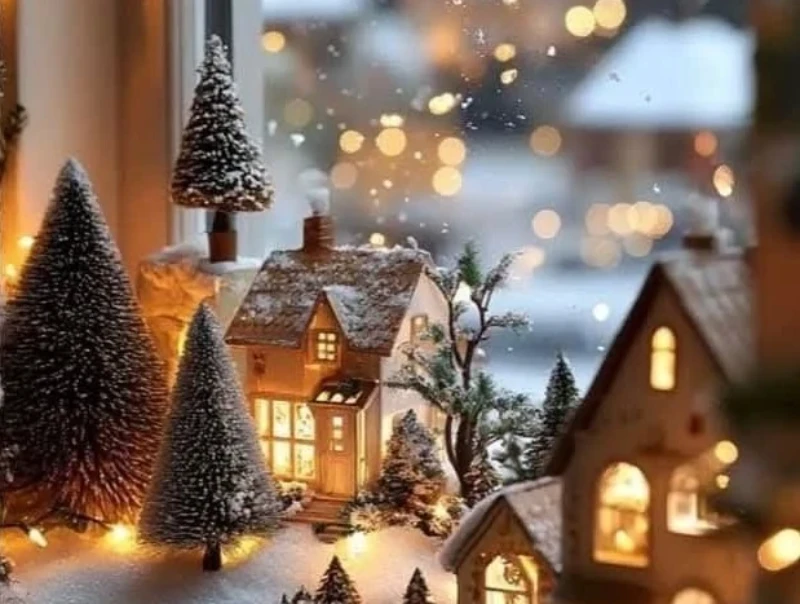 village de noel illumine Idées cadeaux déco pour tous les budgets
