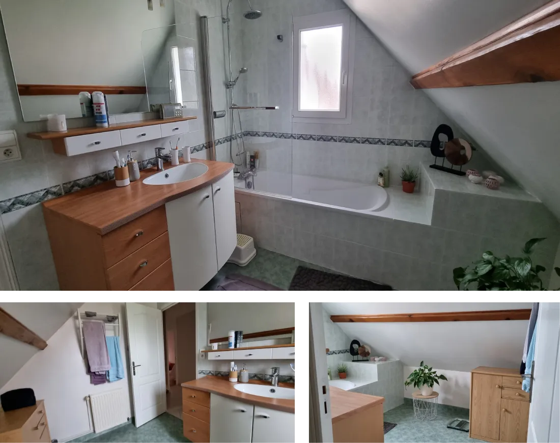 projet salle de bain avant Projet client - Transformation d'une salle de bain