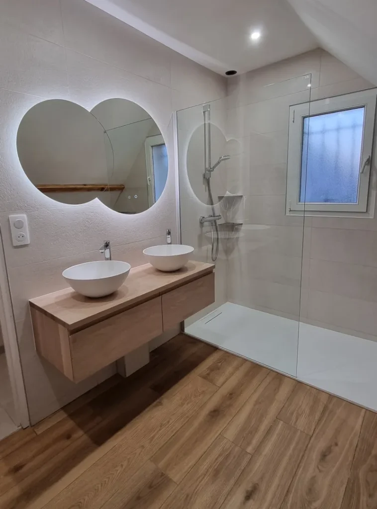 projet salle de bain apres les travaux 1 Projet client - Transformation d'une salle de bain
