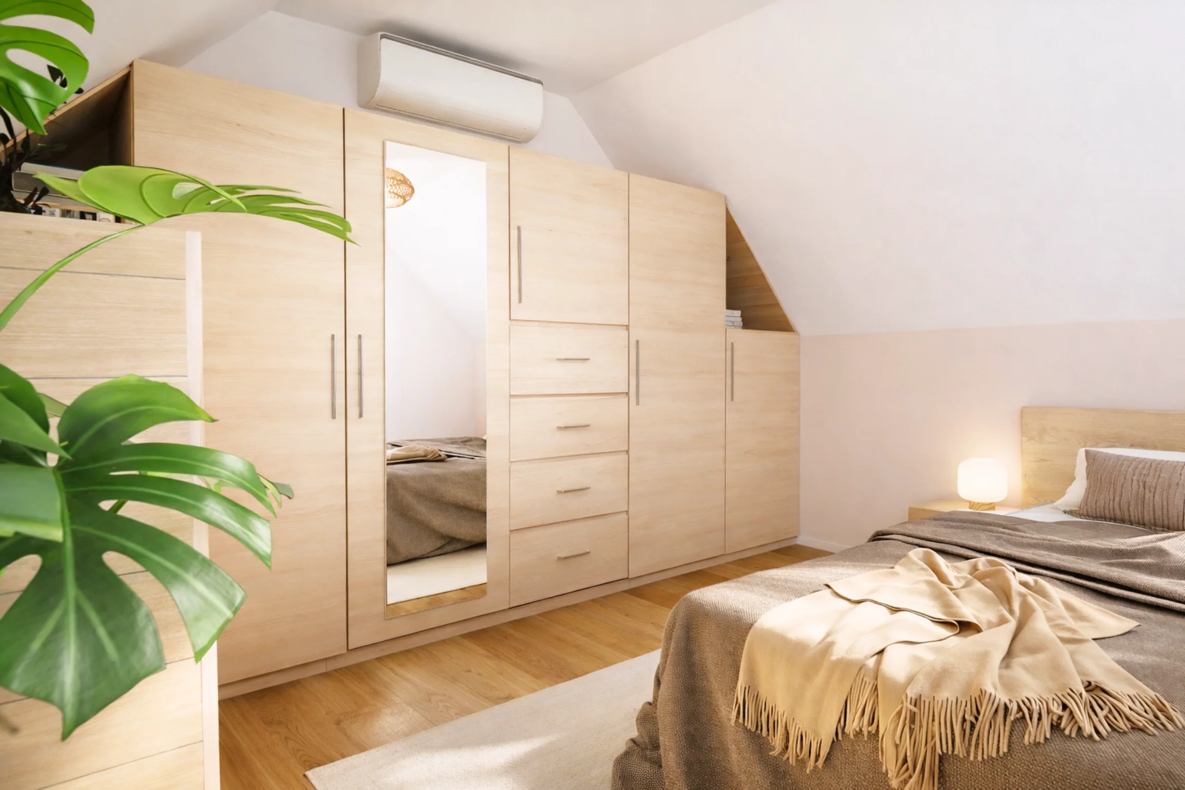 projet 3d dressing sur mesure chambre sous combles Réalisations