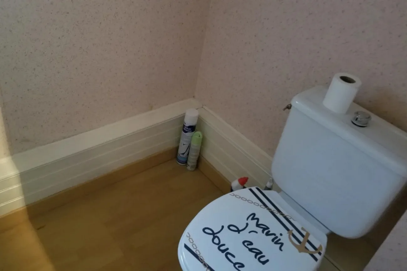 toilettes avant travaux renovation Projet client - Transformation d'un petit espace du quotidien